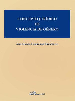 cover image of Concepto jurídico de violencia de género